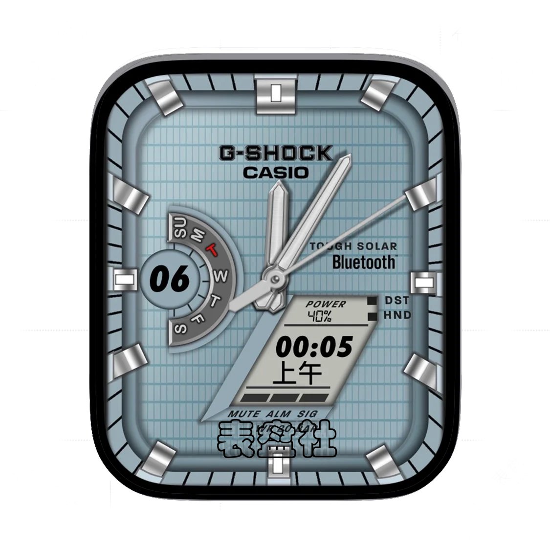 Casio卡西欧简约数字表盘