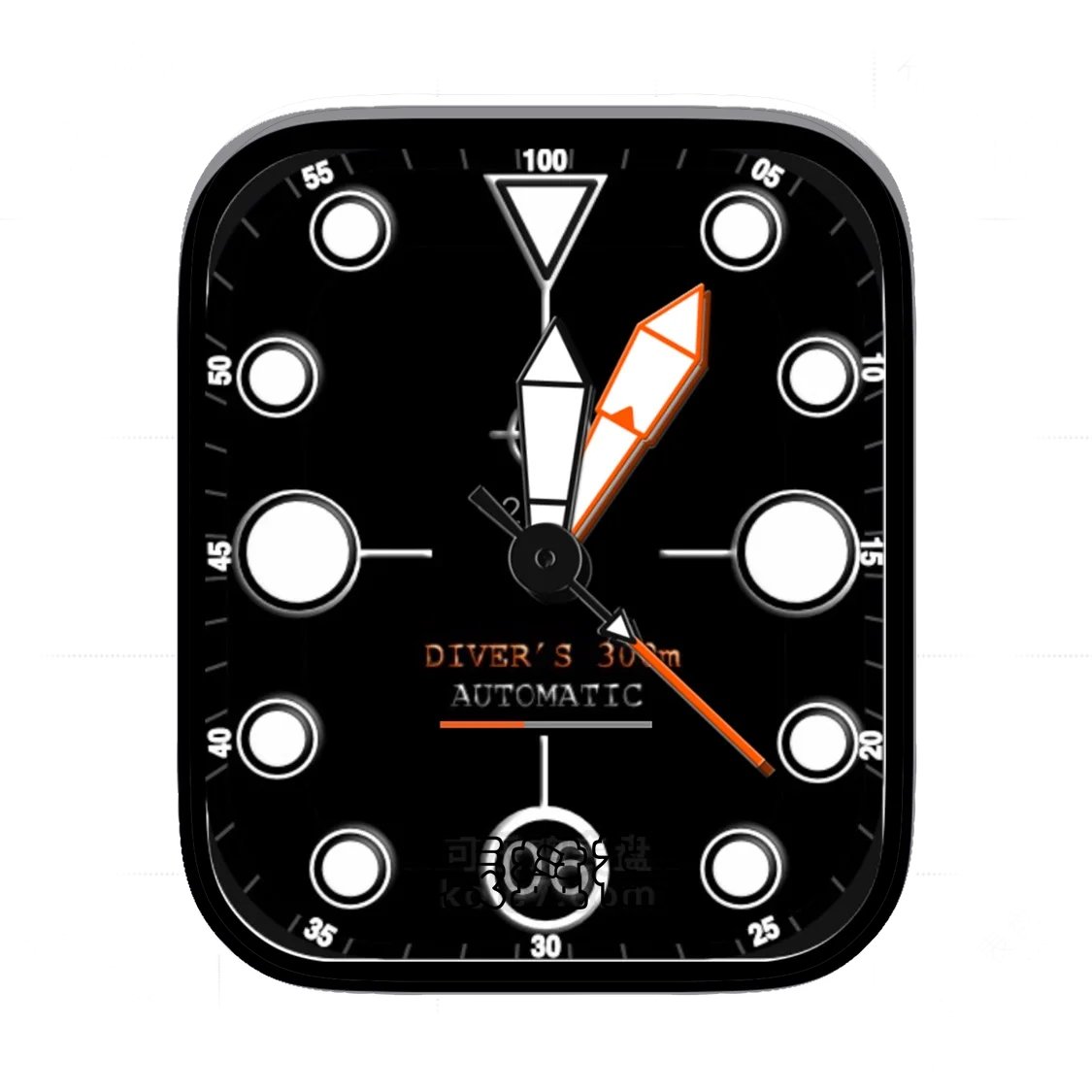 HelmKomodo酷黑简约年历表盘