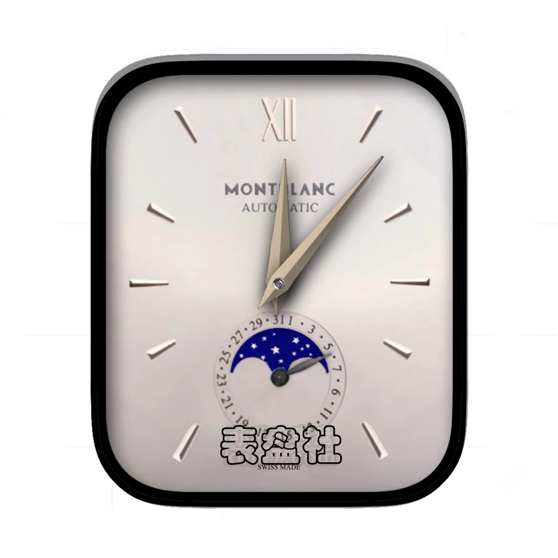 Montblanc万宝龙经典款月相表盘