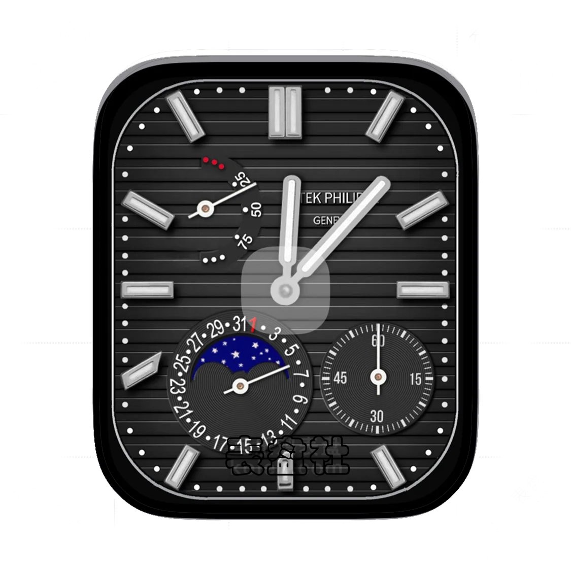 Patek Philippe 百达翡丽鹦鹉螺灰黑.Ultra专用表盘