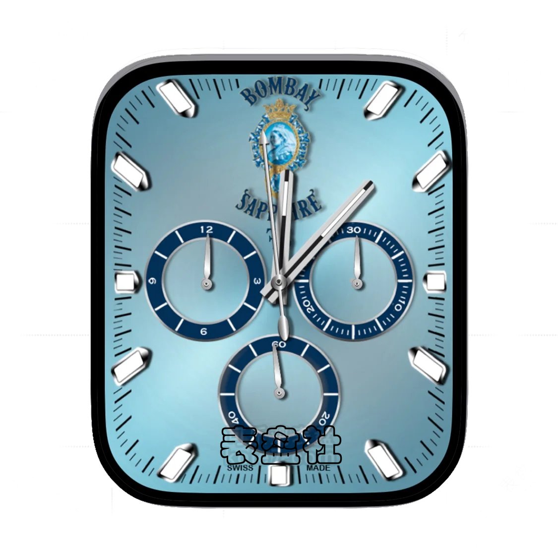 Rolex劳力士蓝盘三盘式简约表盘