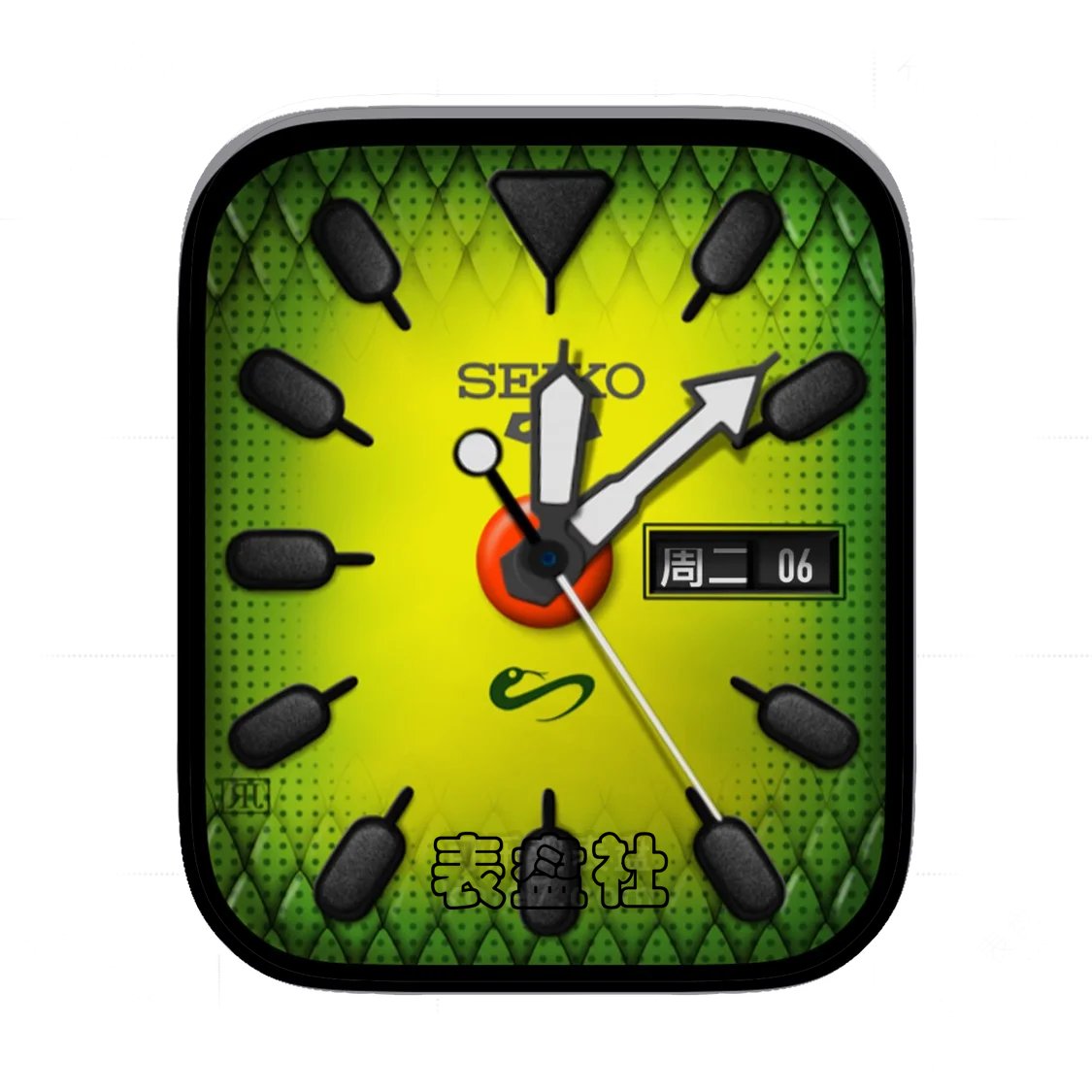 Seiko精工黄盘简约表盘