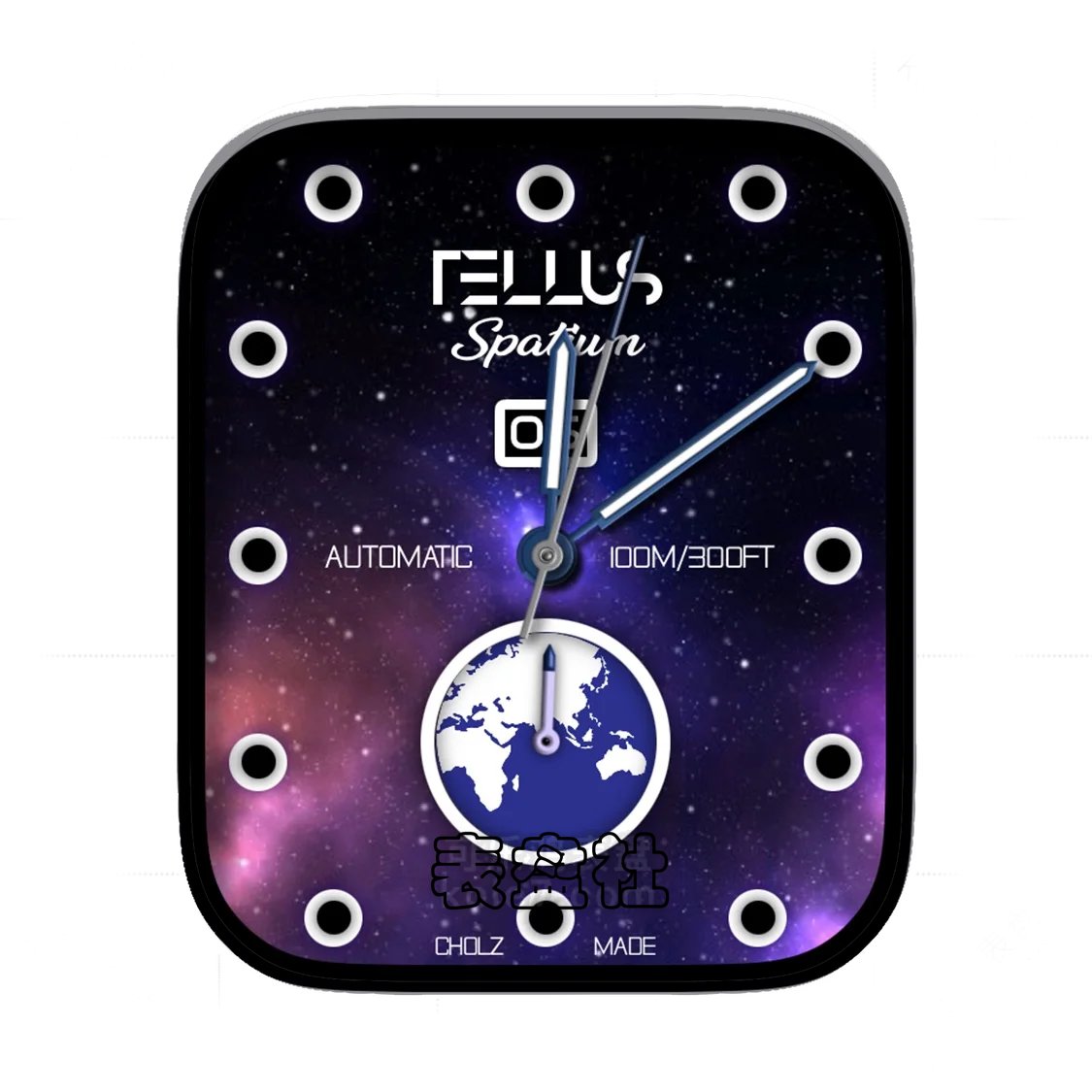 Tellus 绚丽星空简约表盘