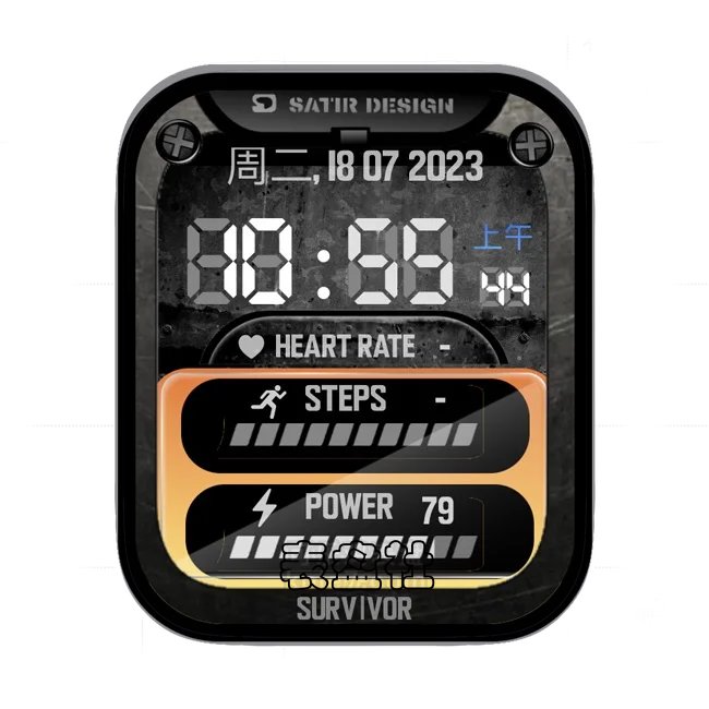 SATIRDESIGN多功能日期时间表盘