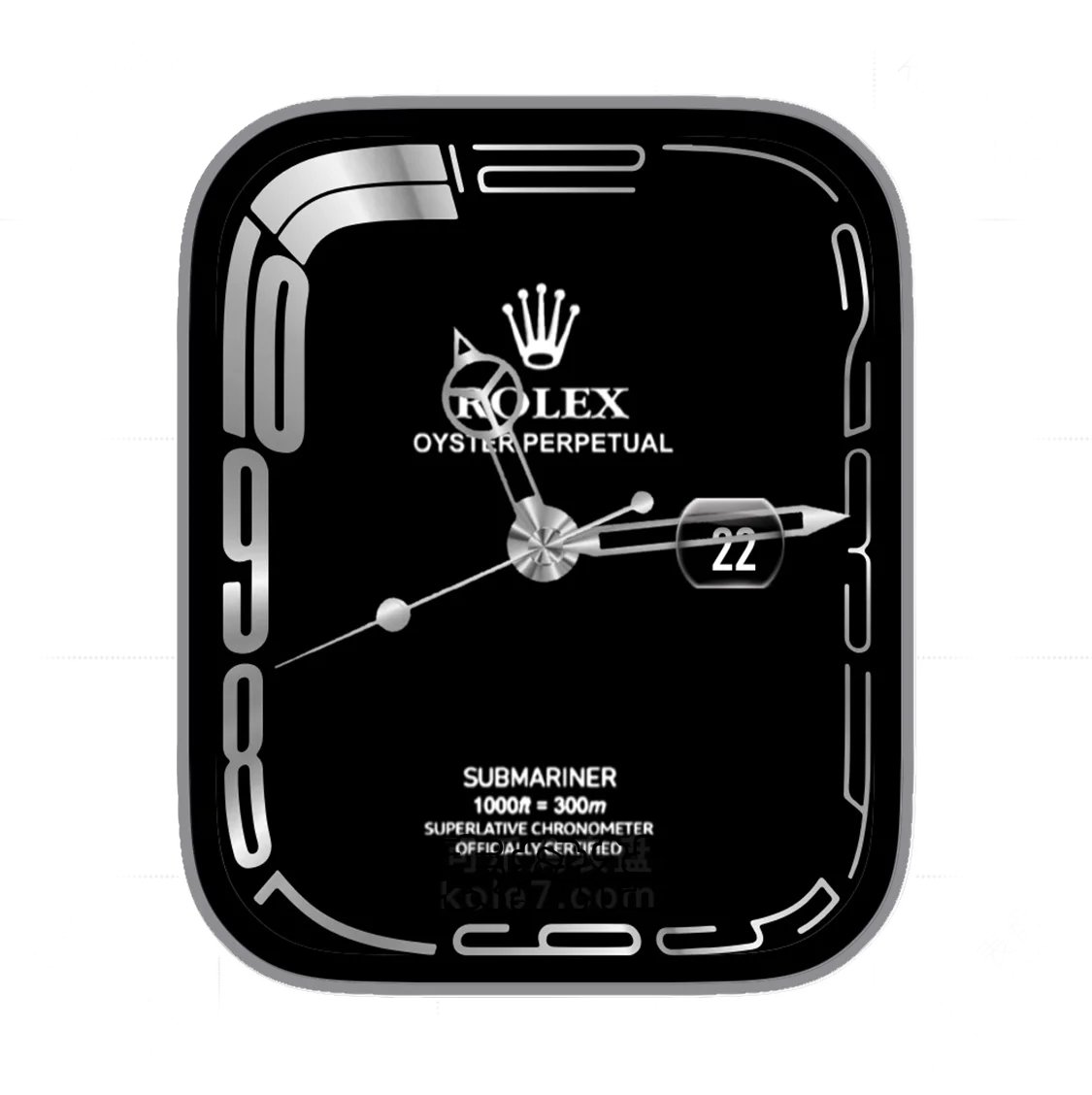 ROLEX劳力士酷黑色年历指针简约ultra专用表盘