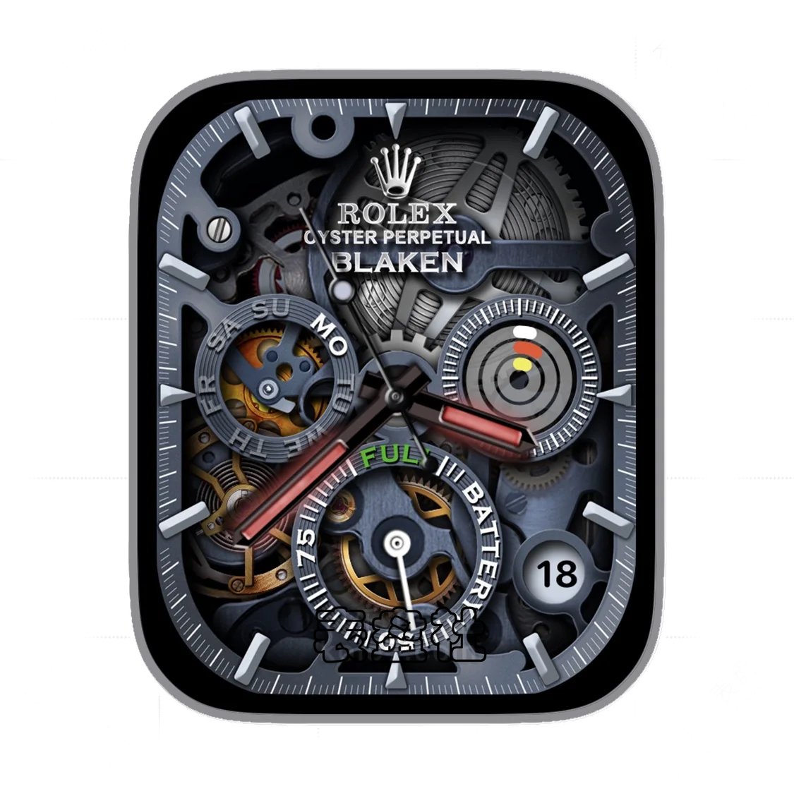 Rolex劳力士高级机械金属灰三盘式年历Ultra专用表盘