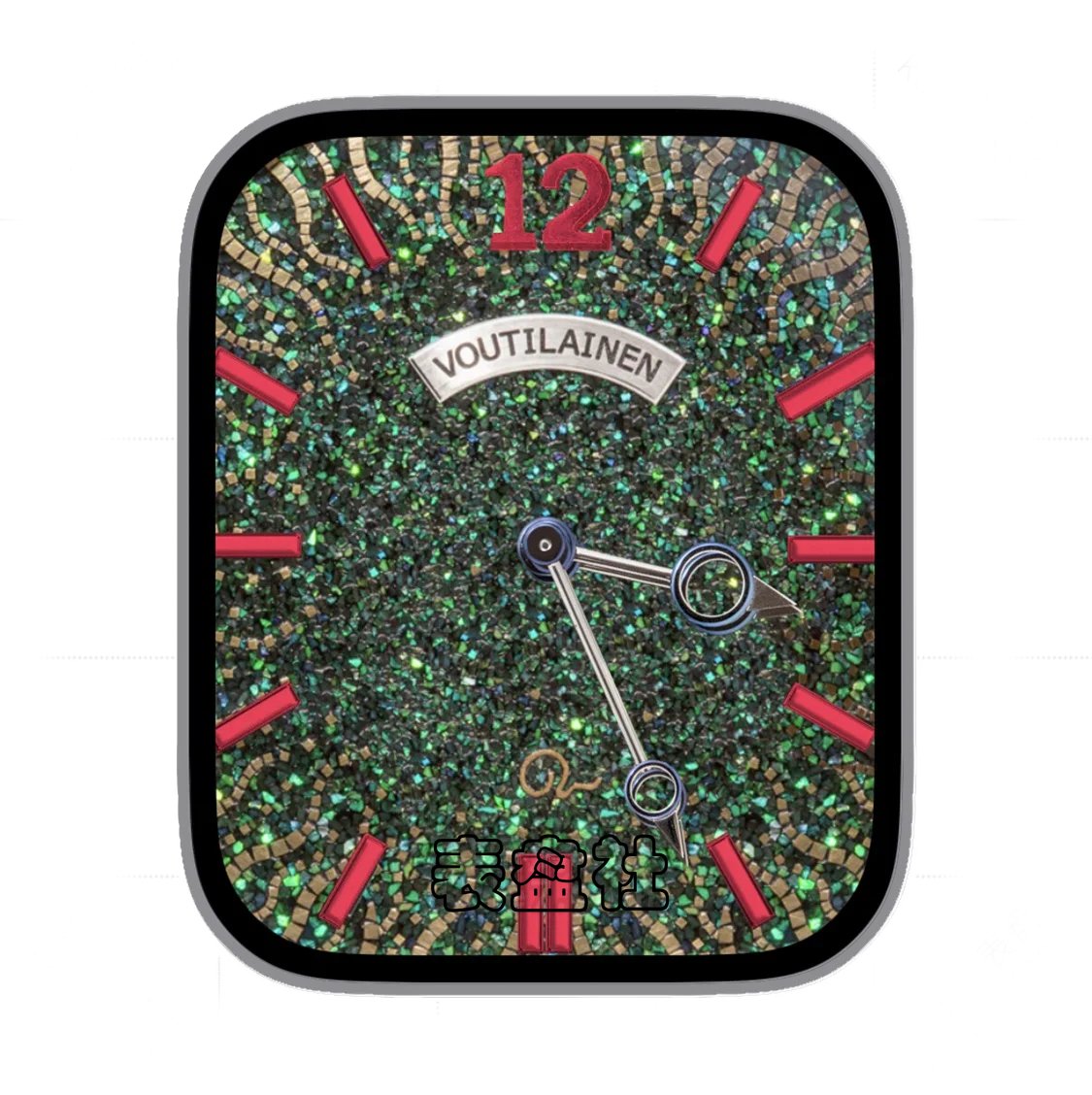 Voutilainen弗第拉南绿宝石数字表盘