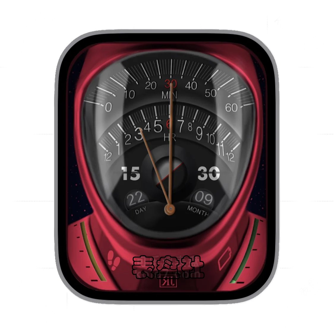 机器人头像时间年历表盘