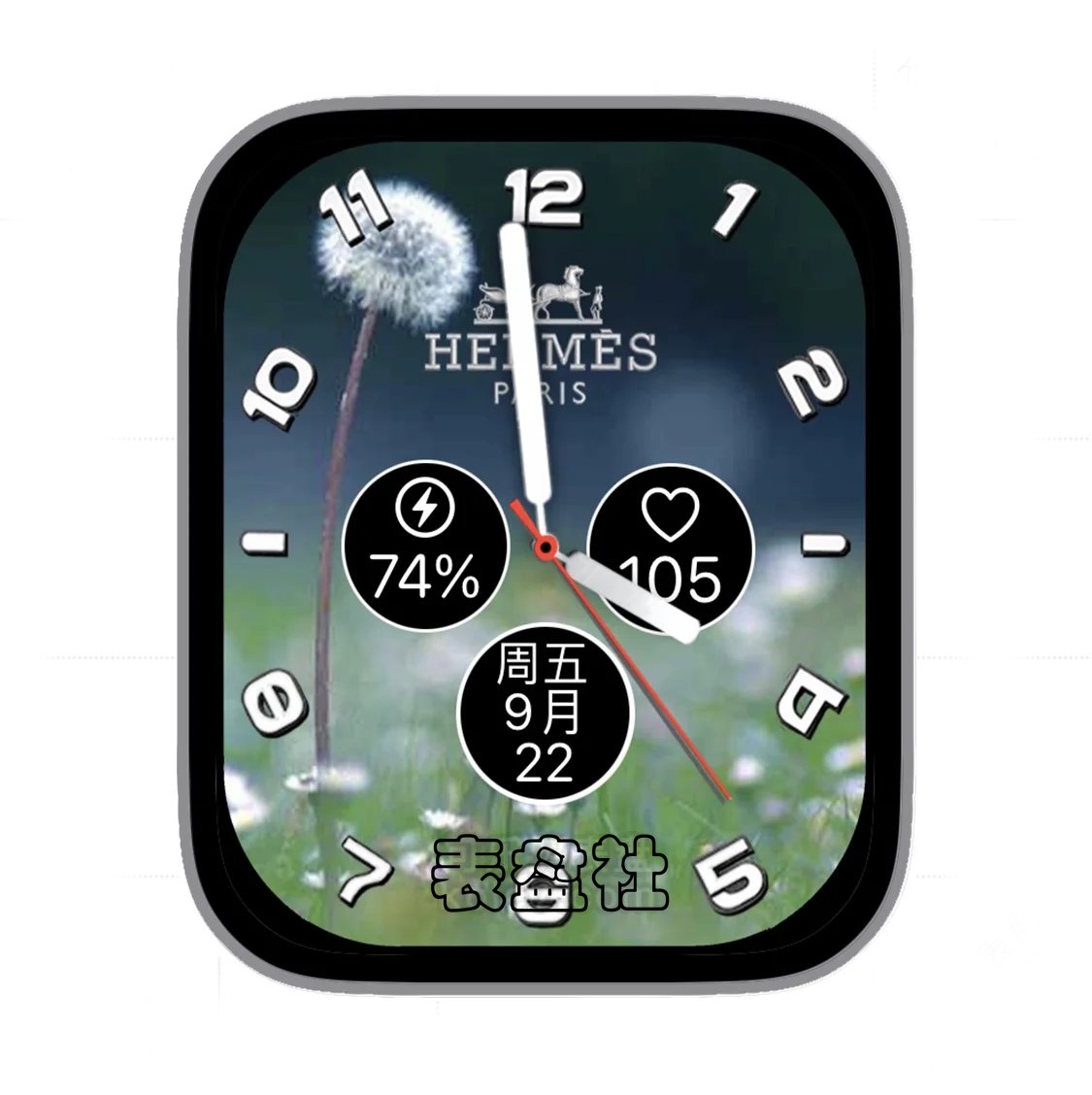 Hermès爱马仕蒲公英数字日期指针UItra专用 jpeg表盘