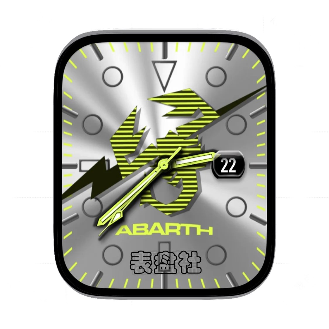 Arbath银灰底简约表盘