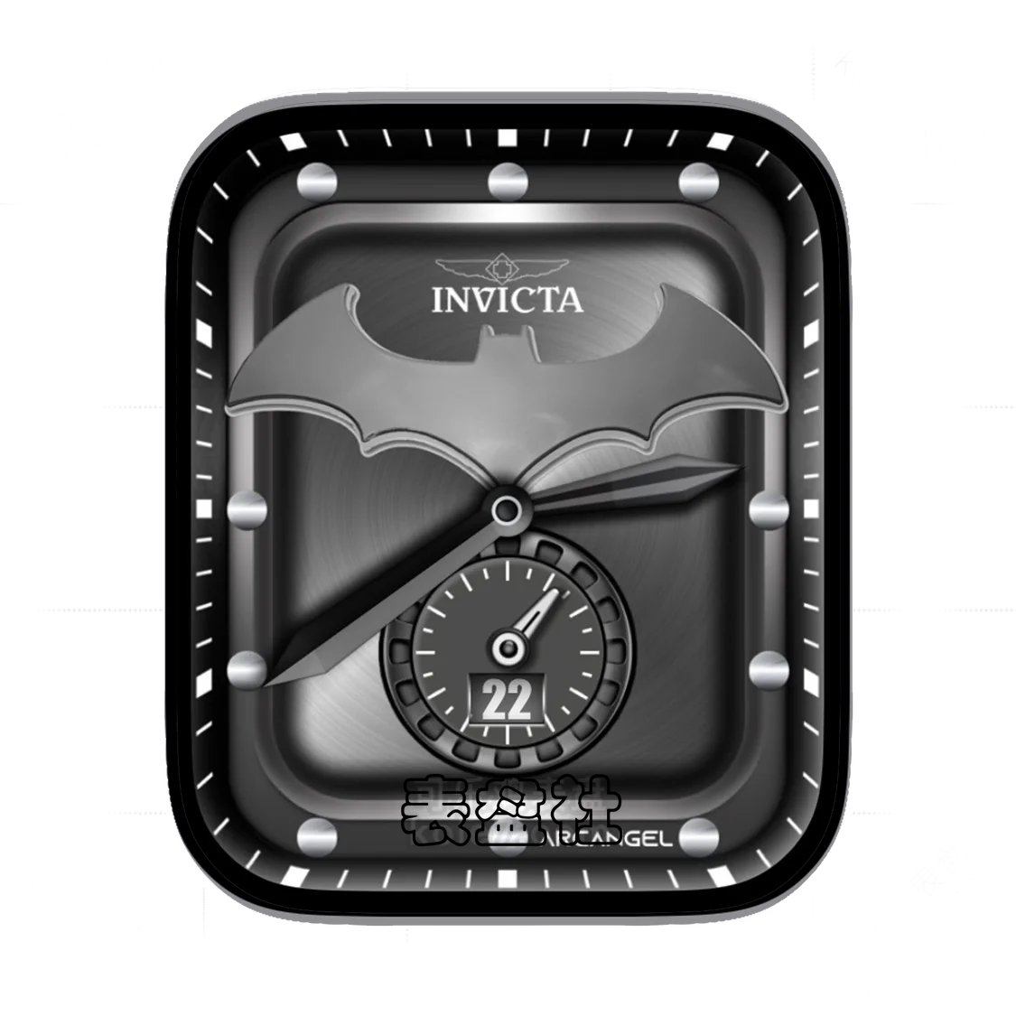 INVICTA因维克塔金属拉丝时分表盘