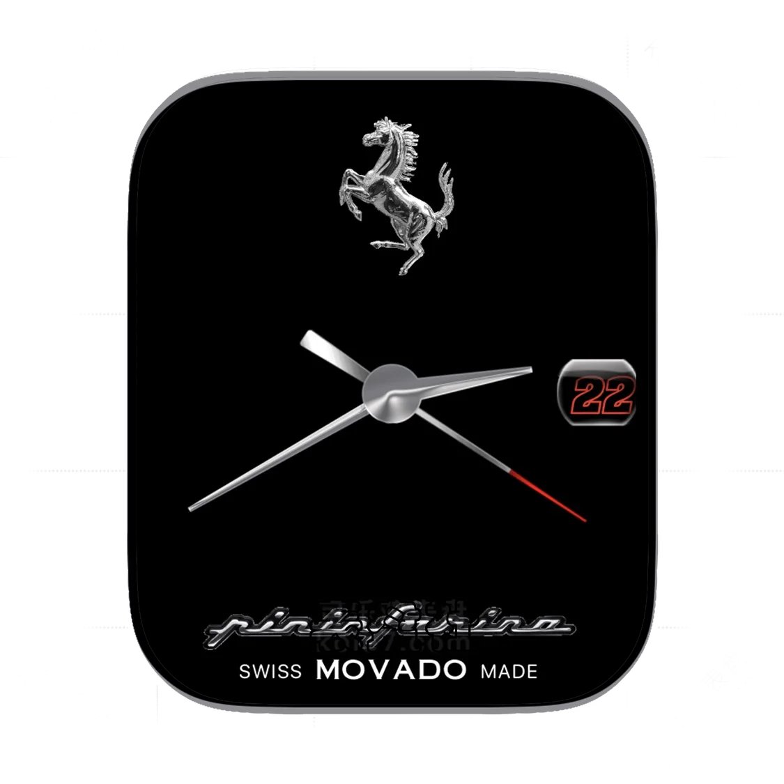 Ferrari法拉利酷黑年历表盘