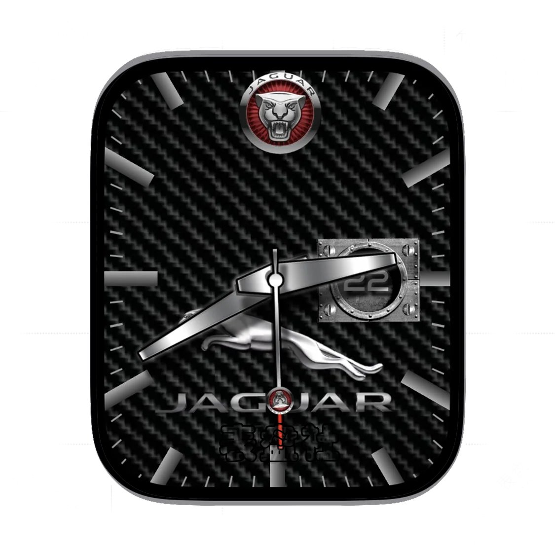 JAGUAR捷豹酷黑碳碳纤维简约表盘