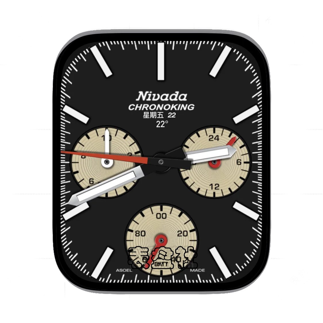 nivada尼维达酷黑三盘式Ultra专用表盘
