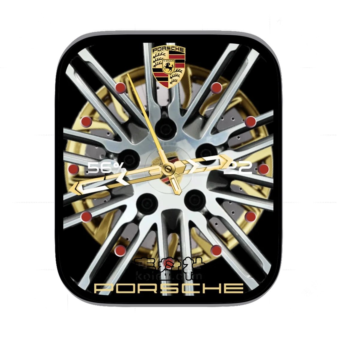 Porsche保时捷轮毂简约表盘