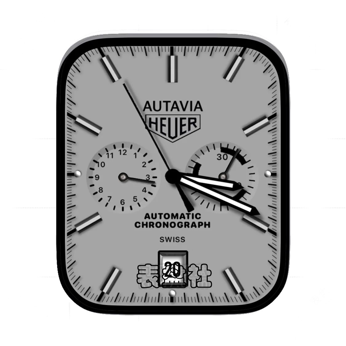 TAG Heuer泰格豪雅Autavia系列磨砂灰表盘