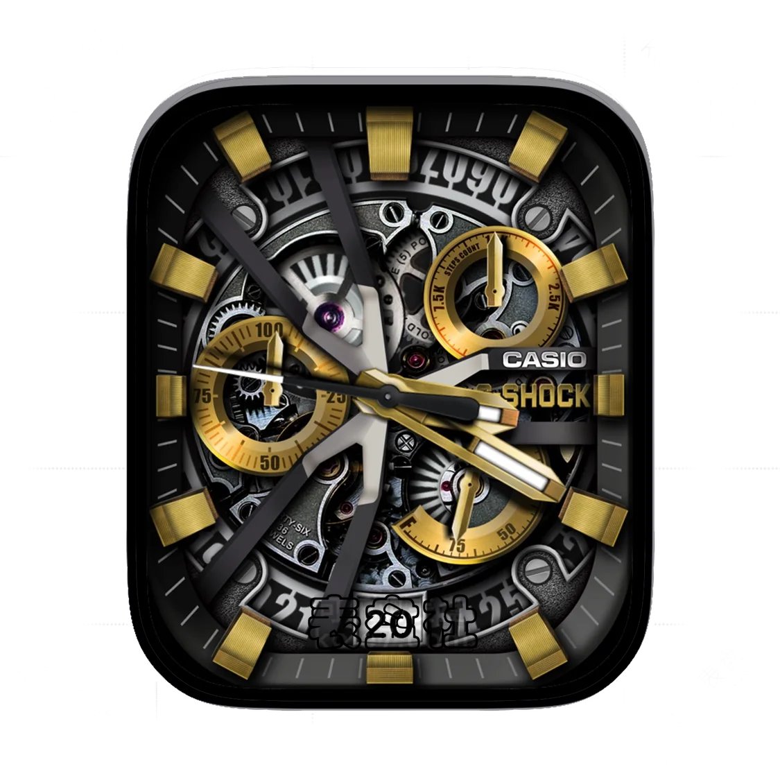 asio卡西欧高级机械三盘式Ultra专用表盘