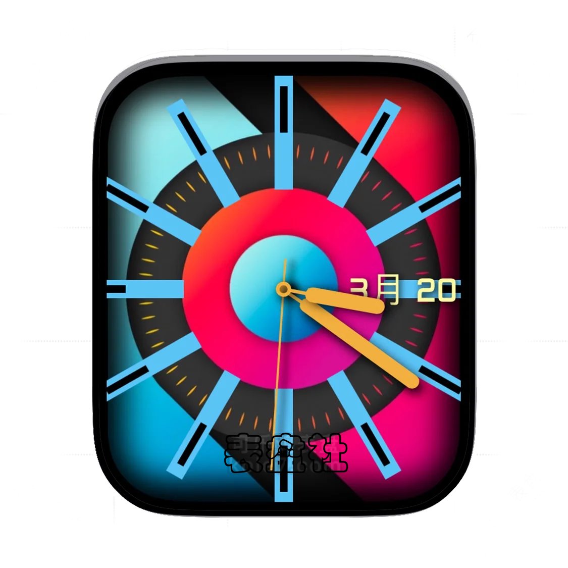 owerChunk绚丽渐变色彩表盘