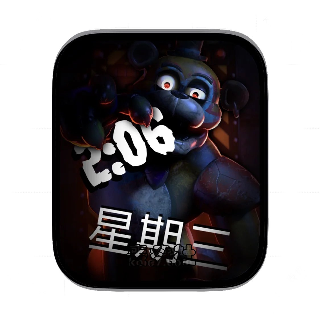 FNAF玩具熊的五夜后宫简约数字表盘