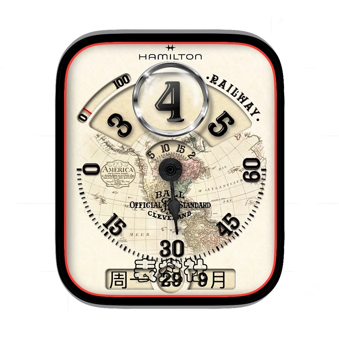 HAMILTON汉密尔顿简约数字表盘