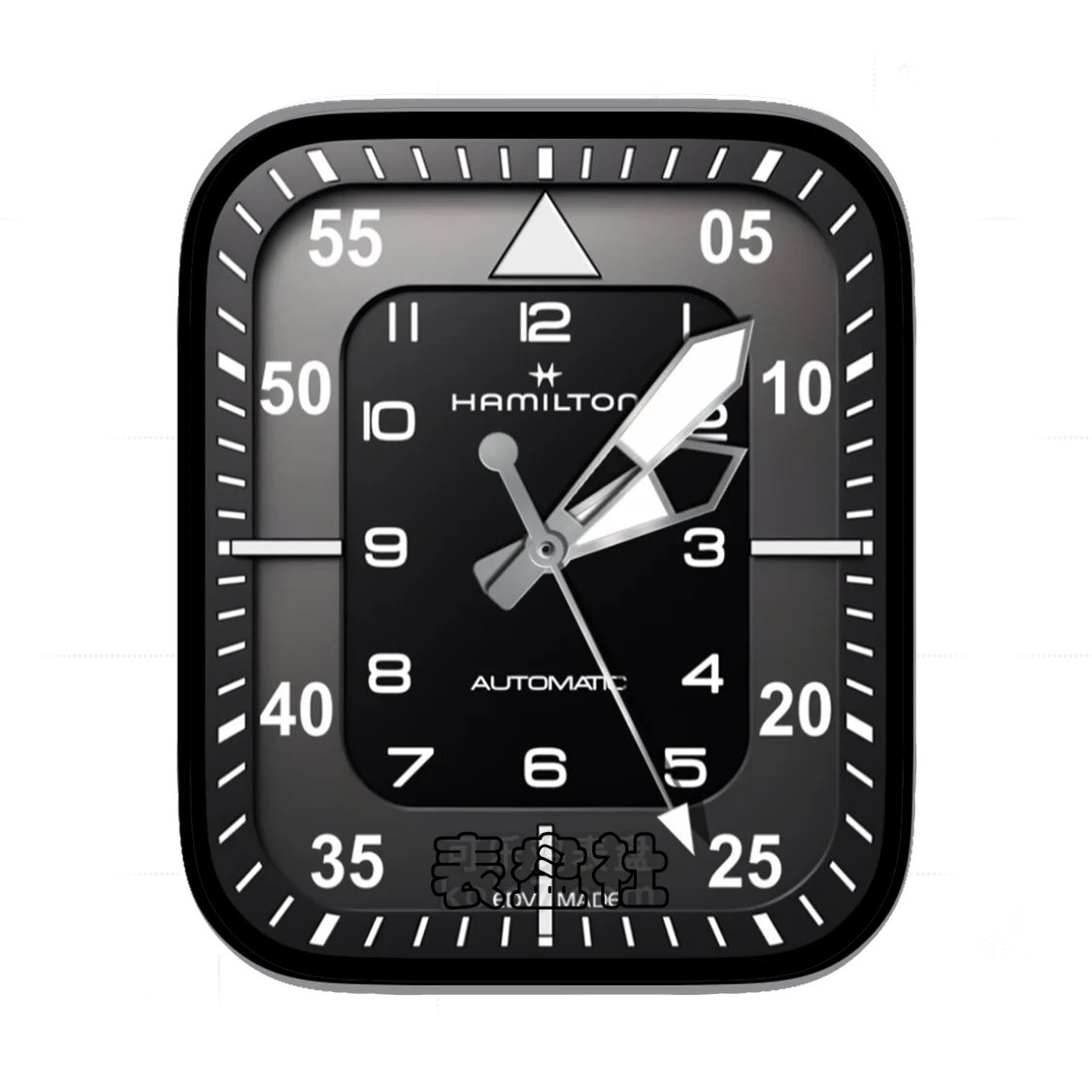 HAMILTON汉密尔顿液态金属质感表盘