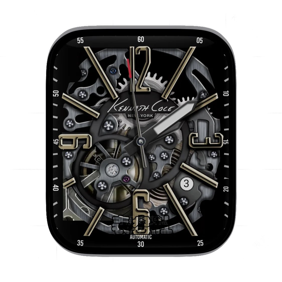 KENNETH COLE 凯尼斯柯尔IKC1750金色高级机械表盘