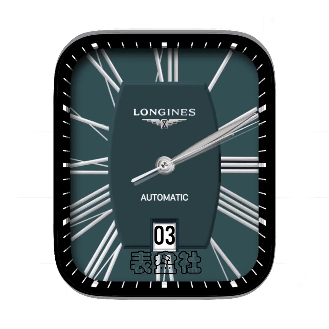 LONGINES浪琴蓝色简约表盘