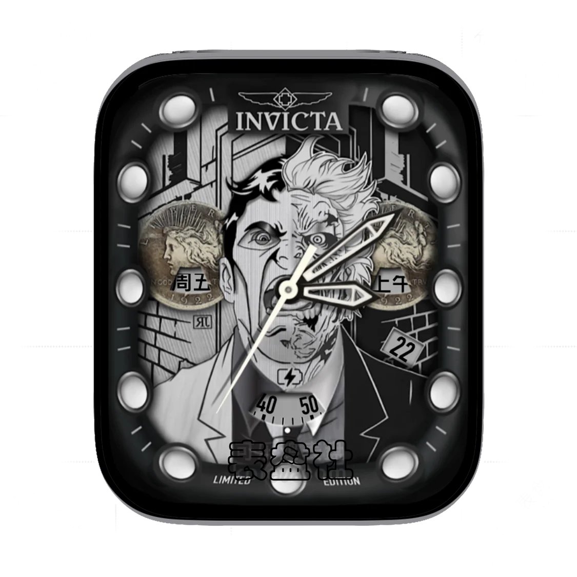 INVICTA因维克塔双面人表盘