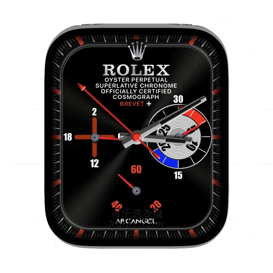 Rolex劳力士酷黑三盘式太阳纹表盘