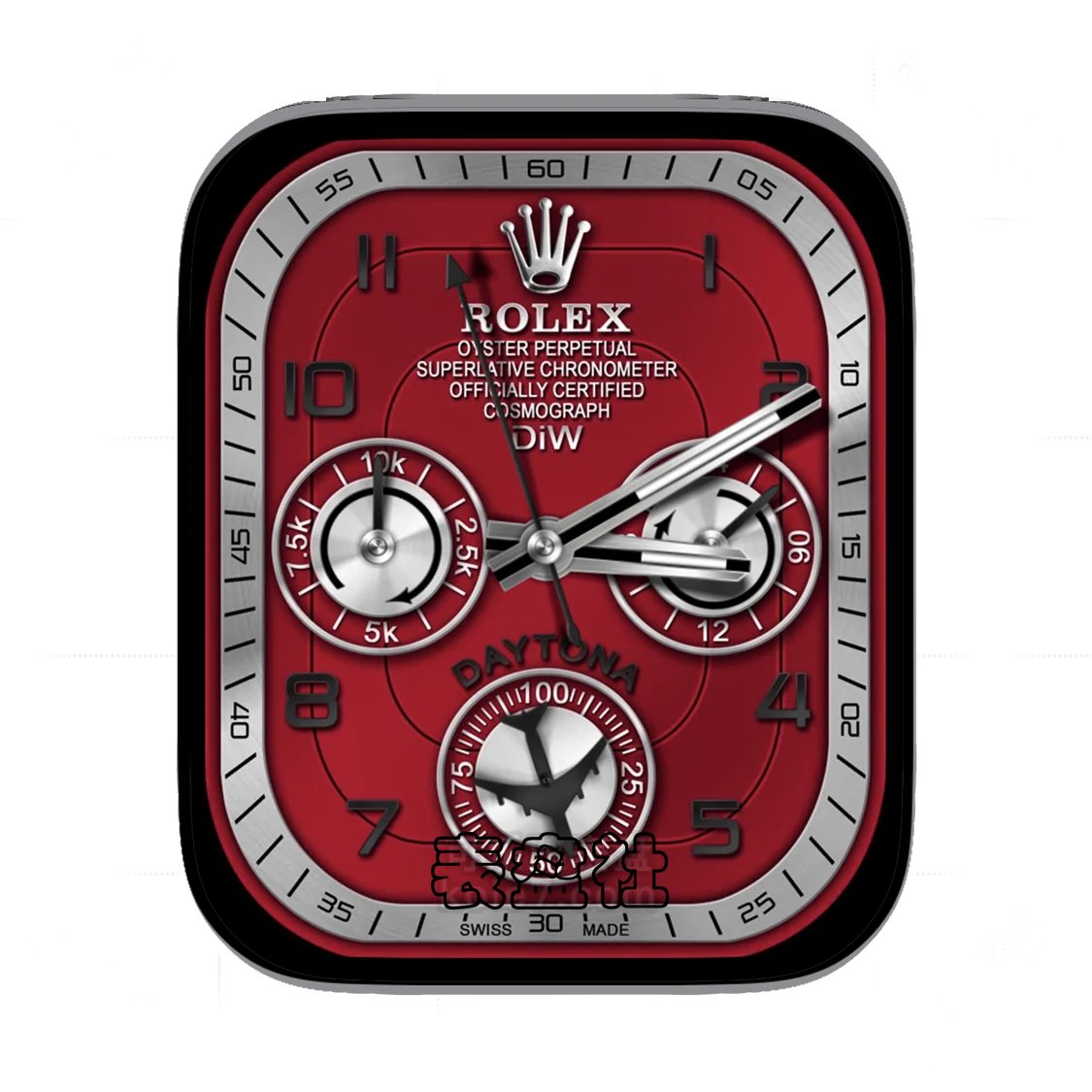 Rolex劳力士红底三盘式Ultra专用表盘