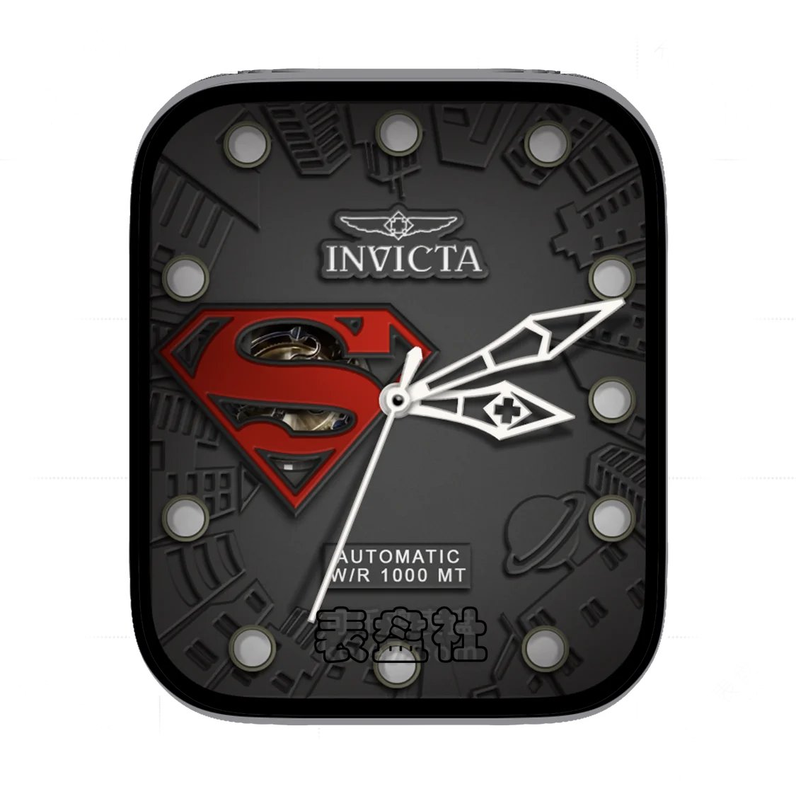 INVICTA因维克塔磨砂灰黑超人简约表盘