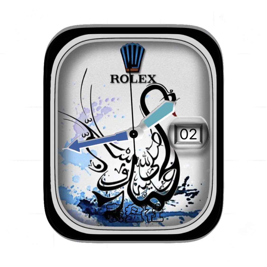 Rolex劳力士黑天鹅艺术绘画表盘