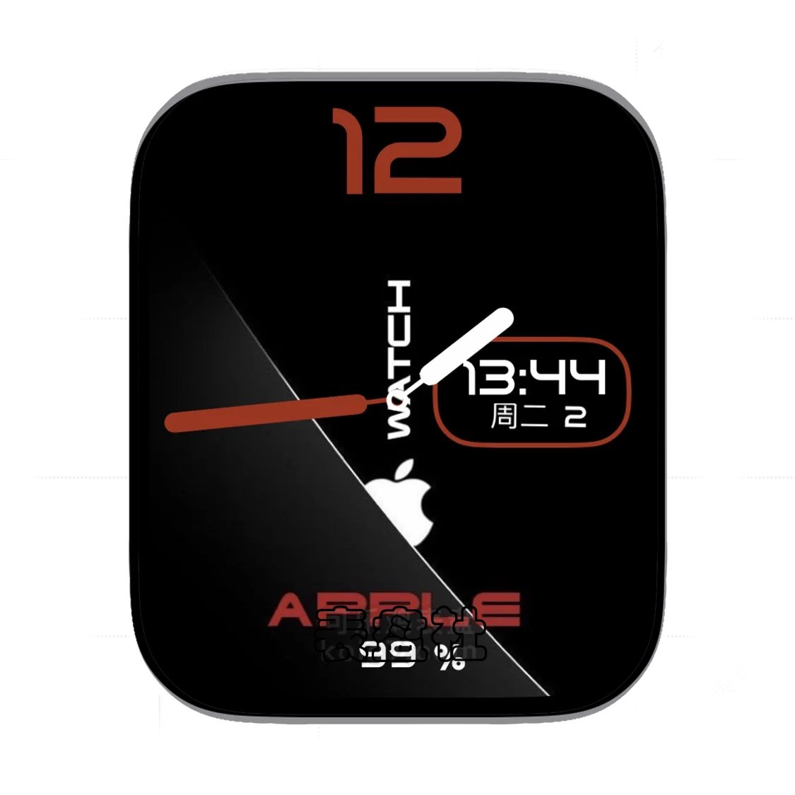 APPLE苹果logo简约表盘