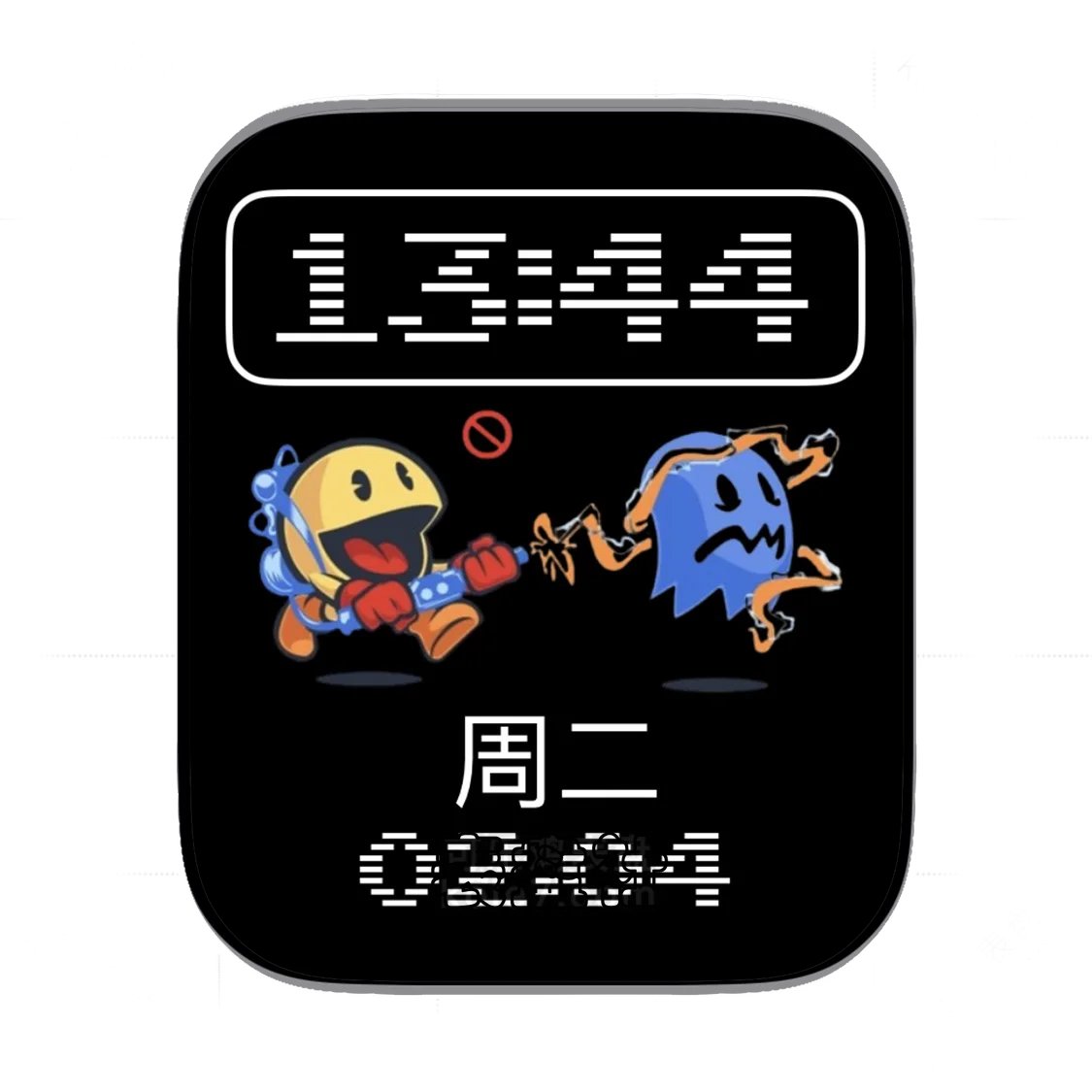 Arcade动画卡片简约数字表盘