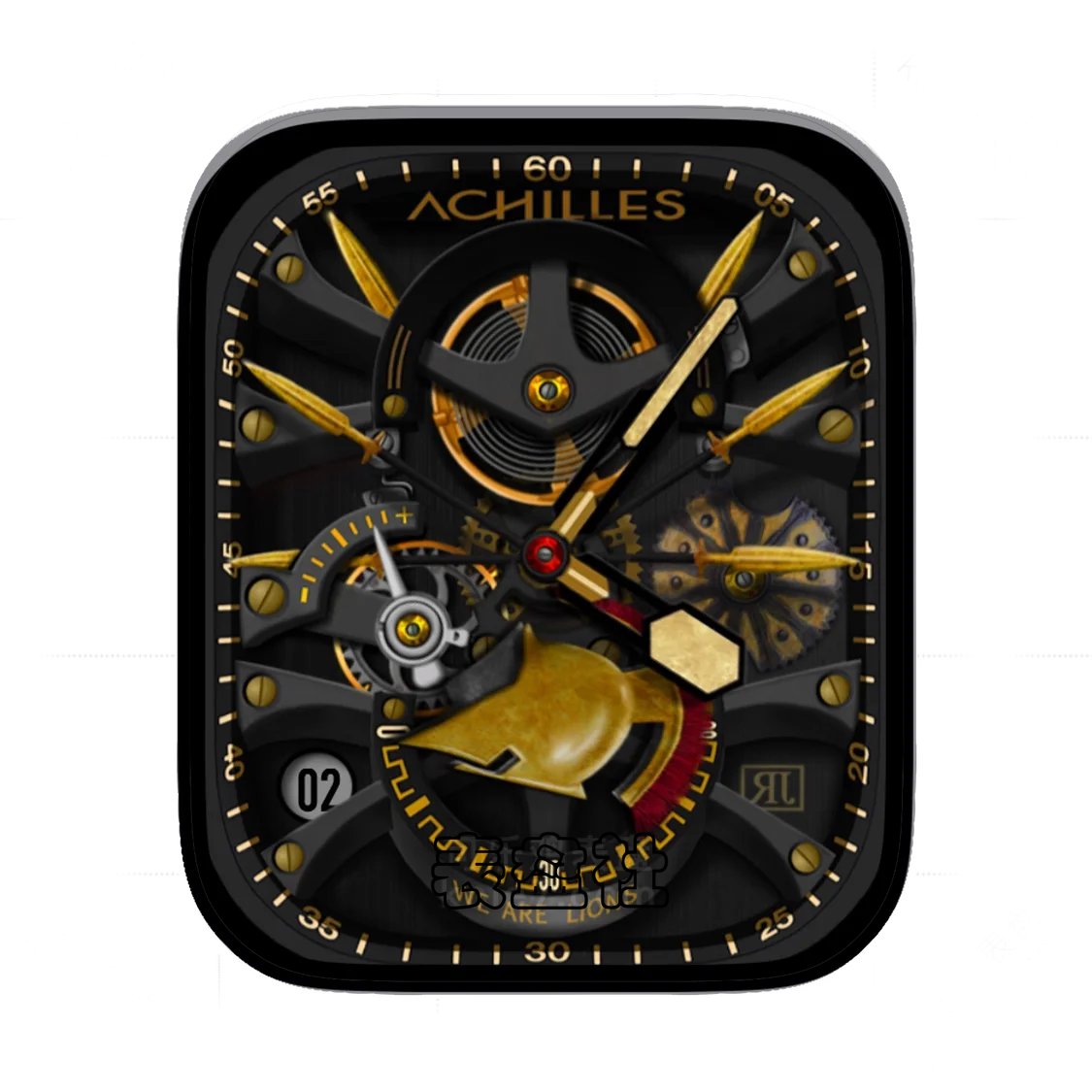 ACHILLES阿喀琉斯战士头盔高级机械表盘