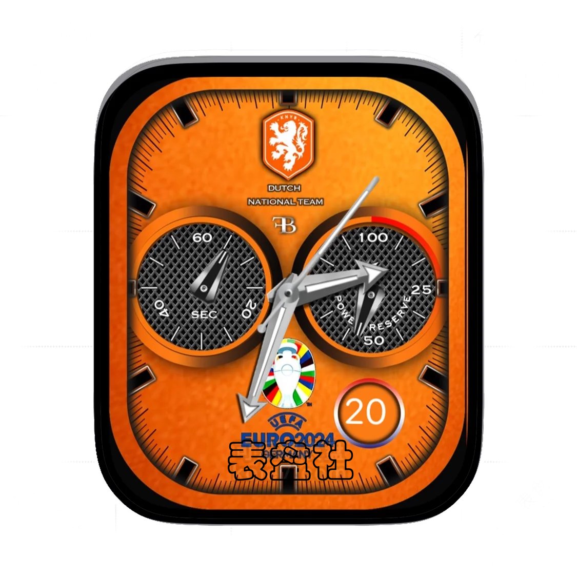 EURO2024欧洲杯之Dutch荷兰国家队Ultra专用表盘