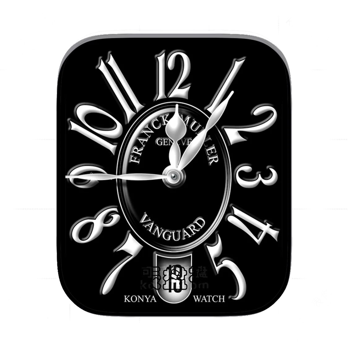 Franck Muller法穆兰酷黑数字年历表盘