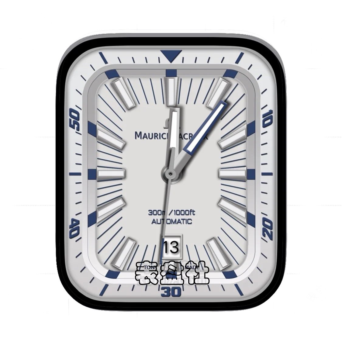 MAURICELACROIX艾美简约年历表盘