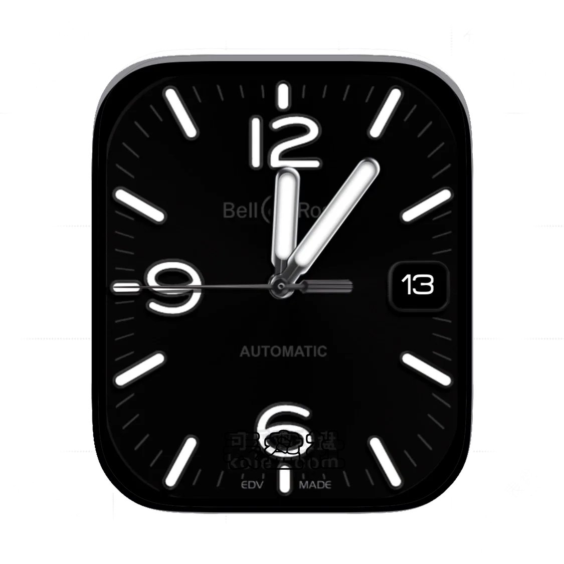 Bell&Ross柏莱士简约数字Ultra专用表盘