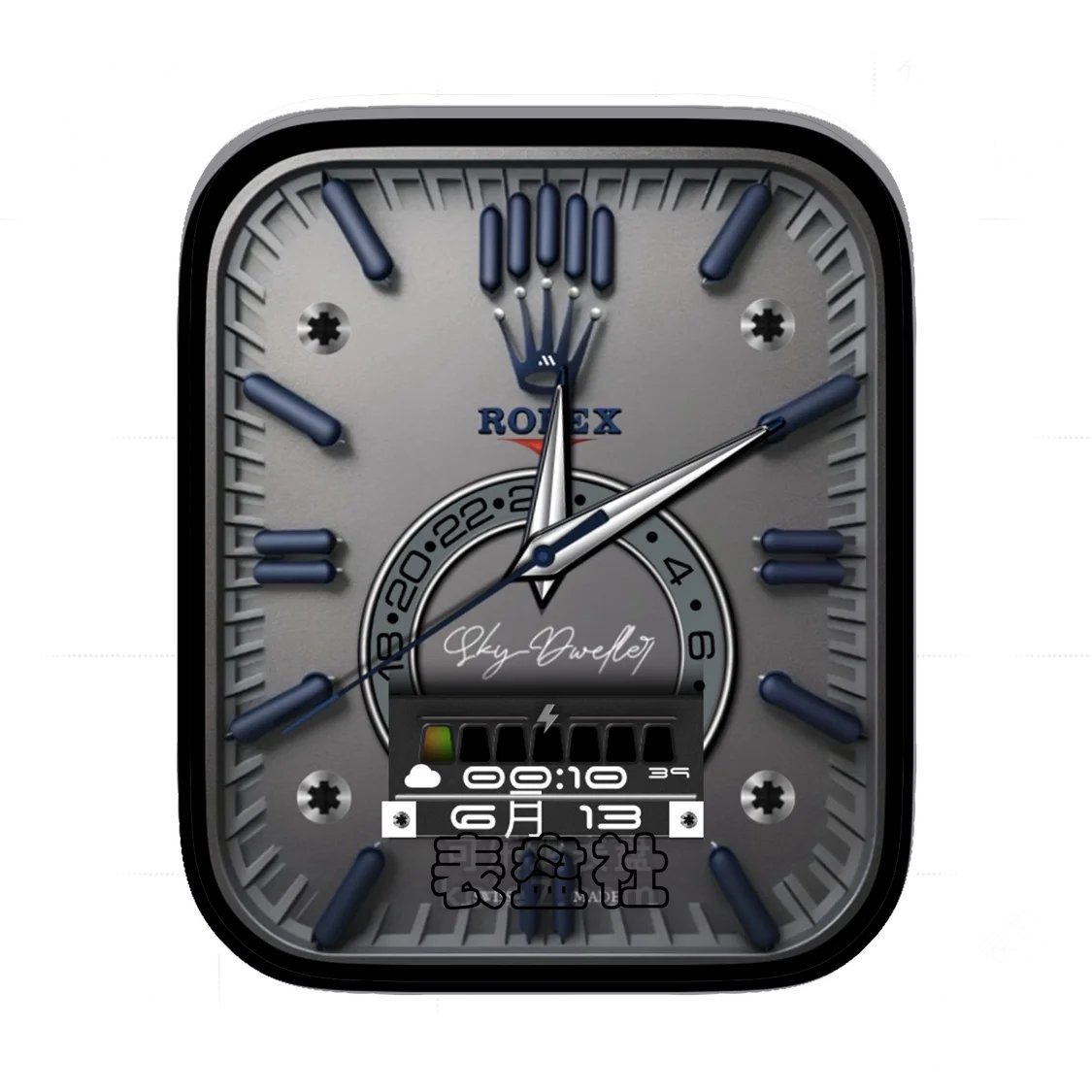 Rolex劳力士简约灰数字表盘