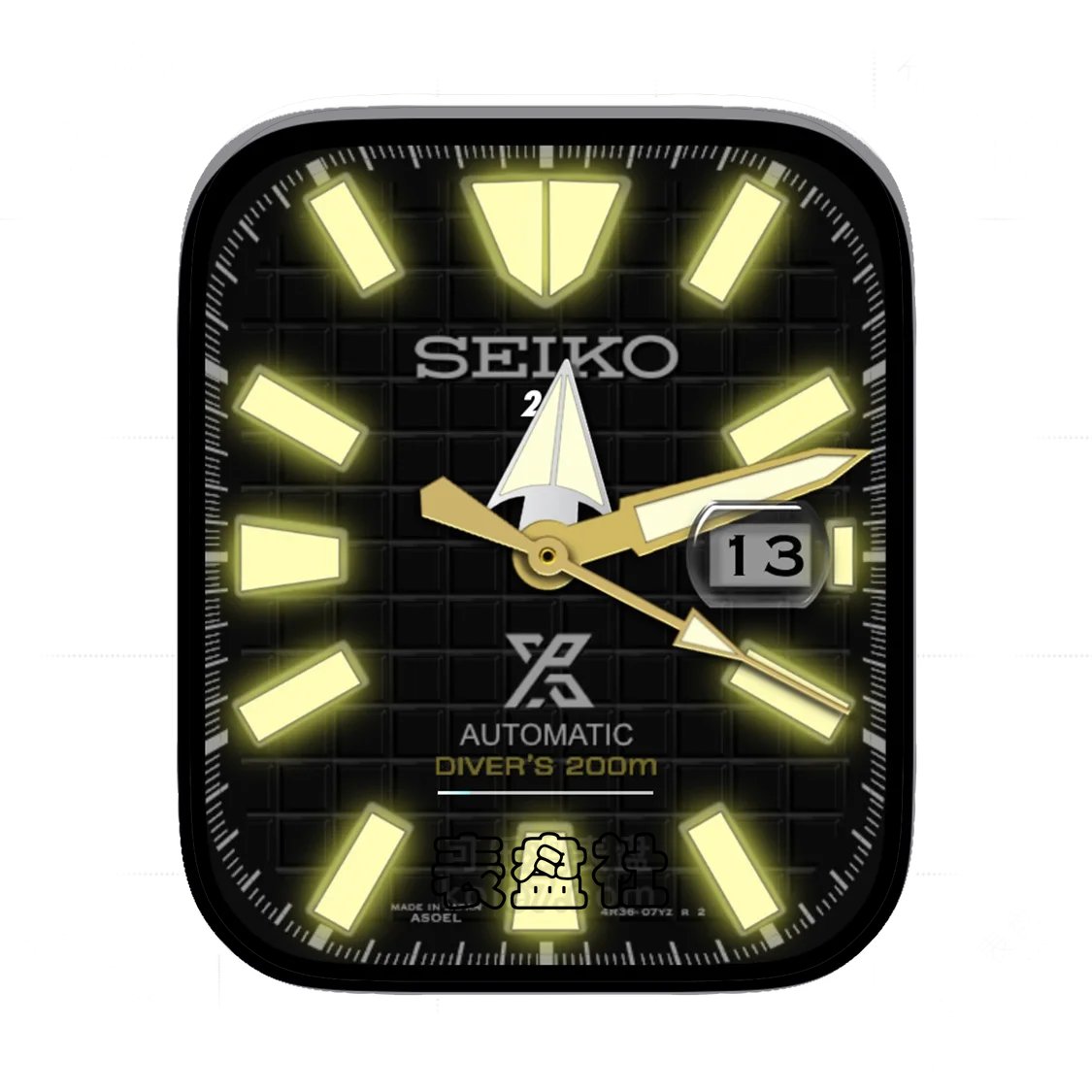 Seiko精工简约年历Ultra专用表盘