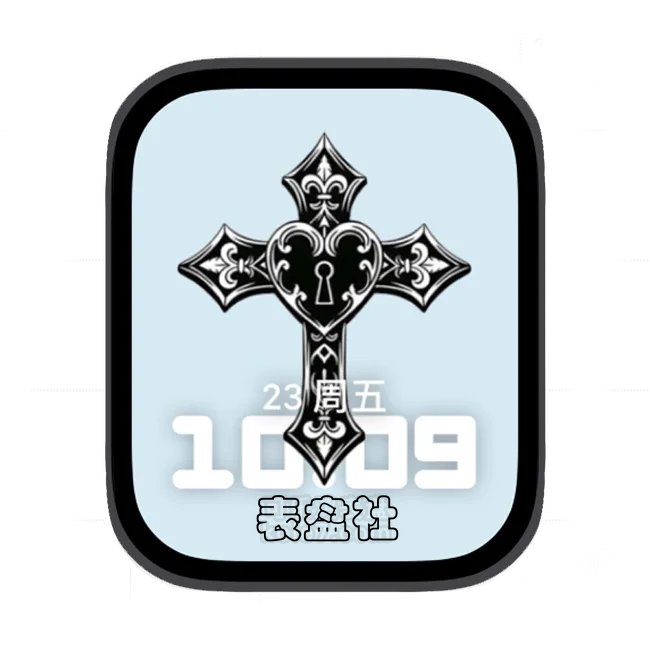 Chrome Hearts克罗心十字架苹果Apple Watch景深人像表盘