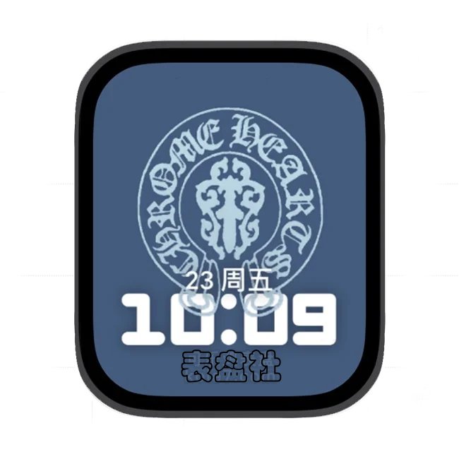 Chrome Hearts克罗心简约logo苹果Apple Watch景深人像表盘