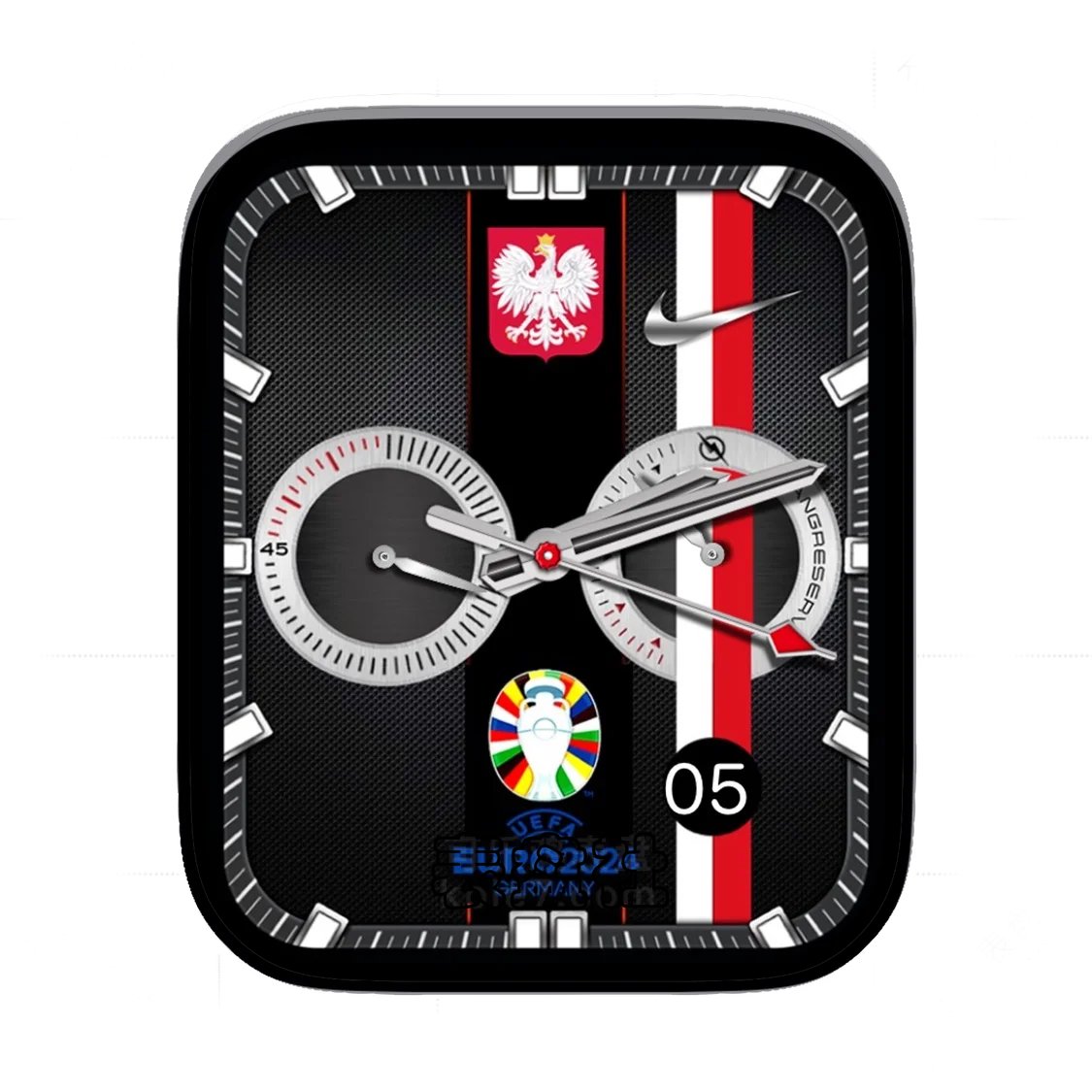 Poland EURO 2024年波兰欧洲杯苹果iwatch表盘