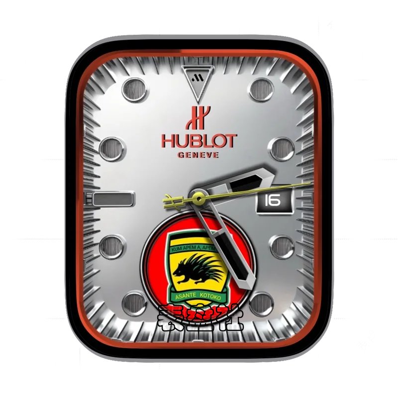 HUBLOT宇舶刺猬图标红色银色金属表盘表盘