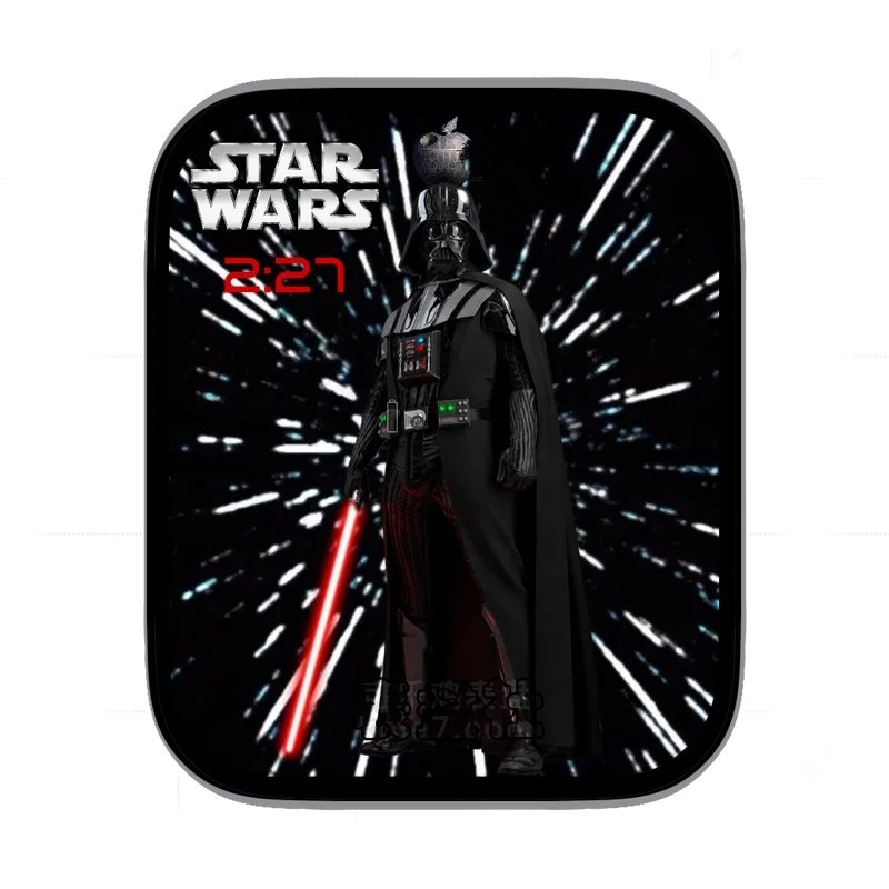 star wars星球大战黑色炫酷表盘