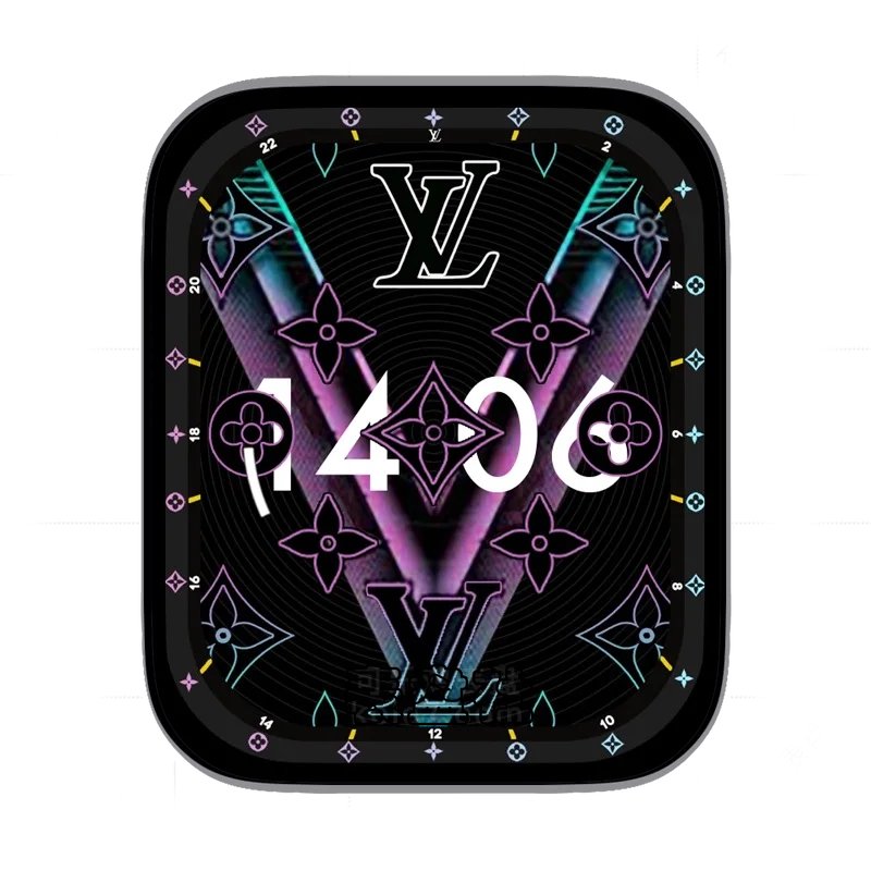 路易威登lv紫色渐变表盘表盘