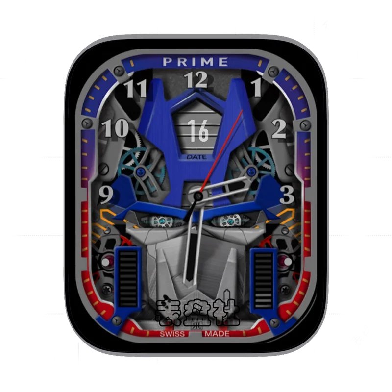 PRIME炫酷变形金钢机械表盘