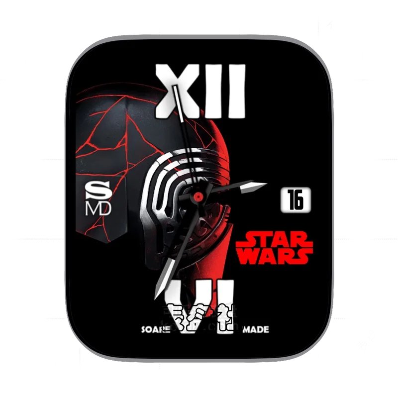 star wars 星球大战红色蜘蛛网表盘表盘