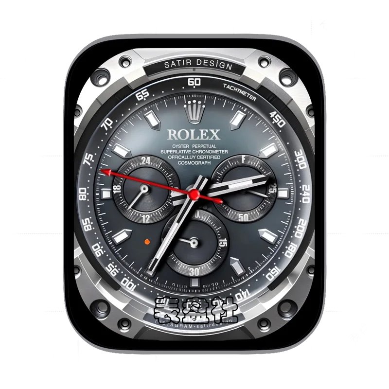 Rolex劳力士三盘式高级金属质感表盘